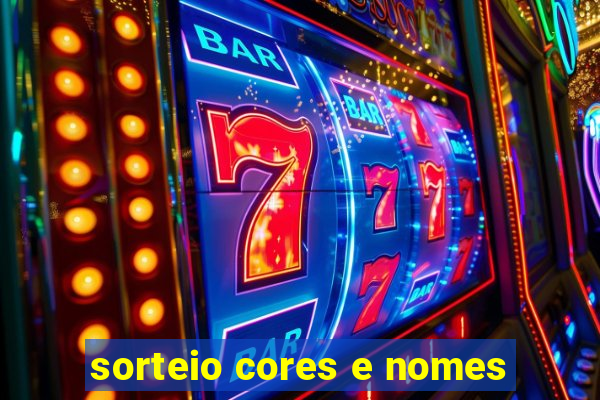 sorteio cores e nomes
