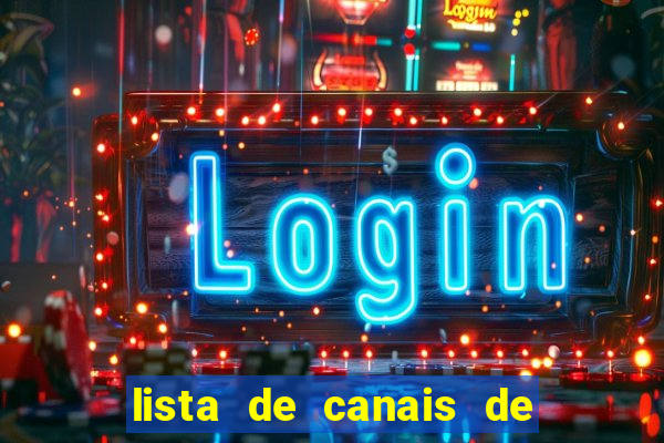 lista de canais de esporte iptv