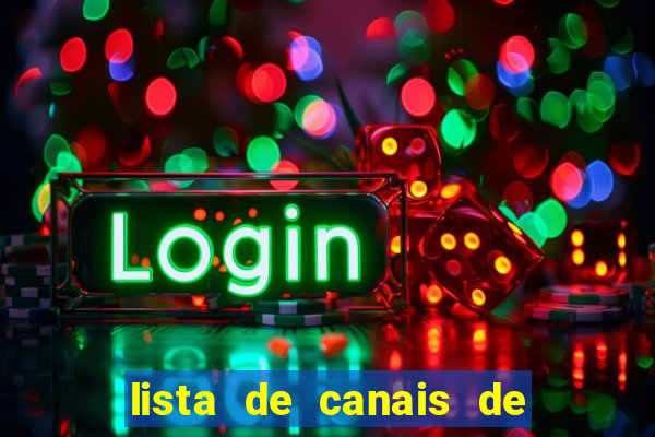 lista de canais de esporte iptv