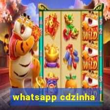whatsapp cdzinha