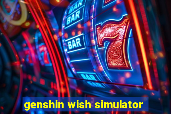 genshin wish simulator