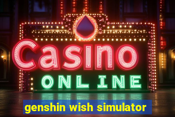 genshin wish simulator