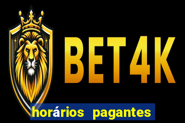 horários pagantes pg soft