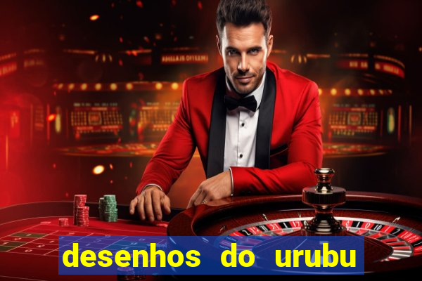 desenhos do urubu do flamengo para colorir