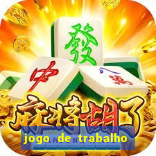 jogo de trabalho no escritório