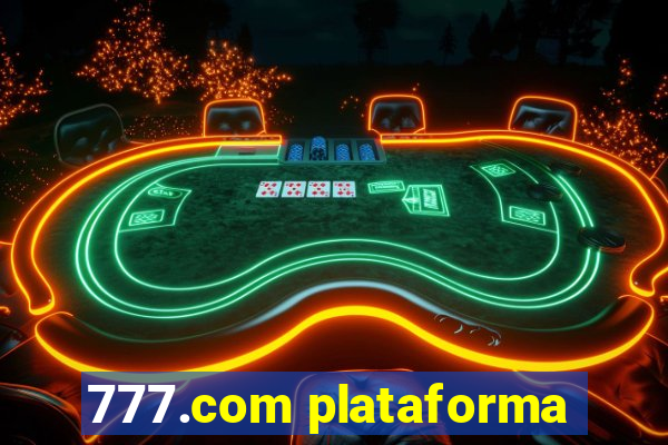 777.com plataforma