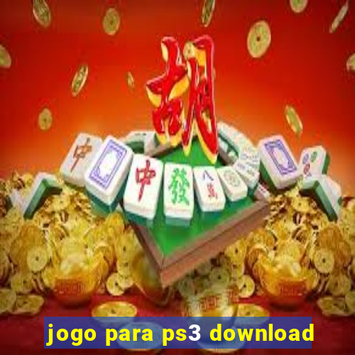 jogo para ps3 download