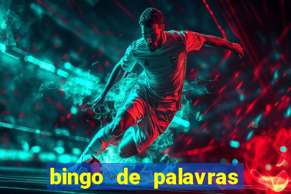 bingo de palavras cha de bebe