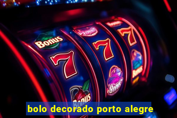 bolo decorado porto alegre