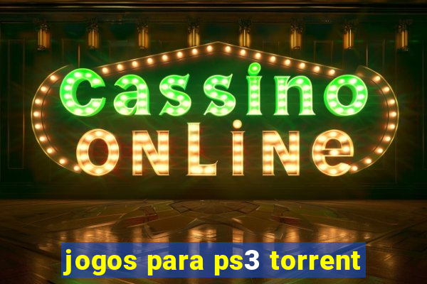 jogos para ps3 torrent