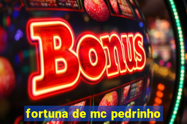 fortuna de mc pedrinho