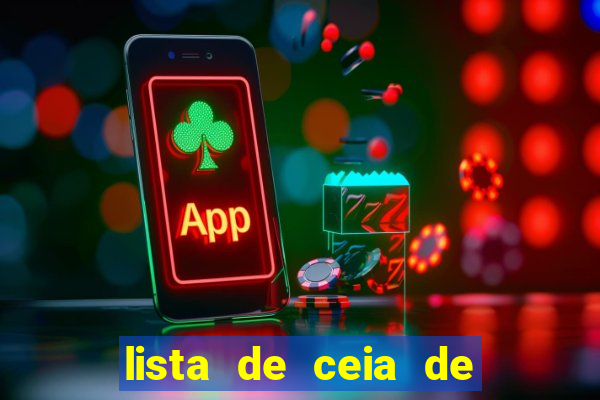 lista de ceia de natal para 20 pessoas