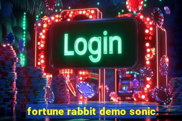 fortune rabbit demo sonic