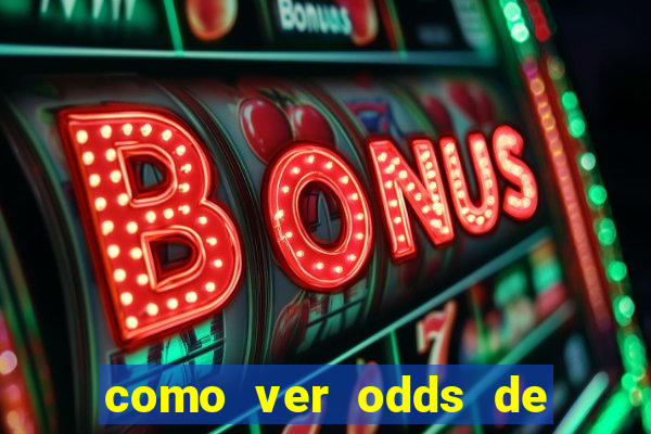 como ver odds de jogos passados