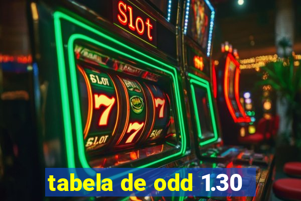 tabela de odd 1.30