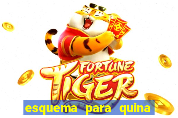 esquema para quina com 20 dezenas
