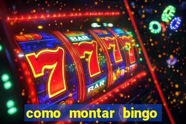 como montar bingo brinquedos toia