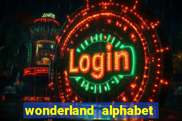 wonderland alphabet comic studio