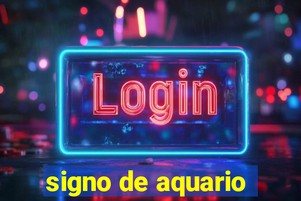 signo de aquario