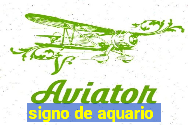 signo de aquario