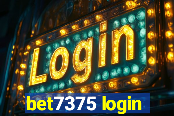 bet7375 login