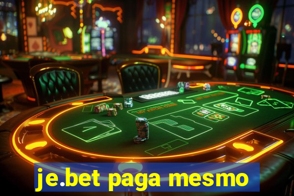 je.bet paga mesmo
