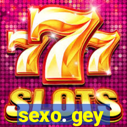 sexo. gey