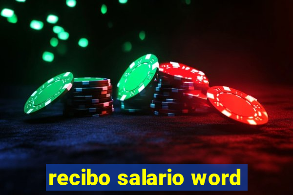 recibo salario word
