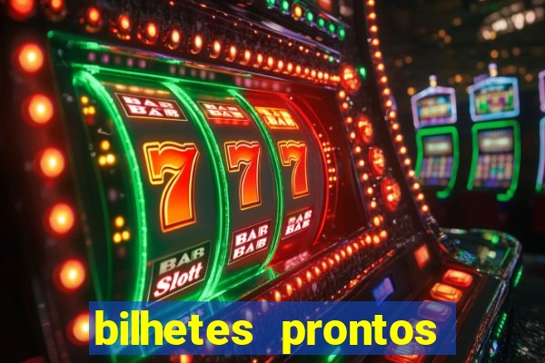 bilhetes prontos futebol para hoje
