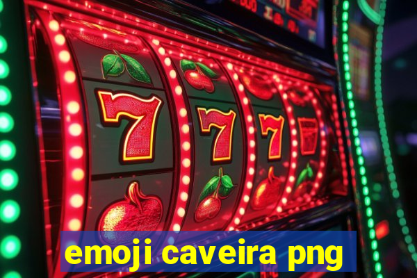 emoji caveira png