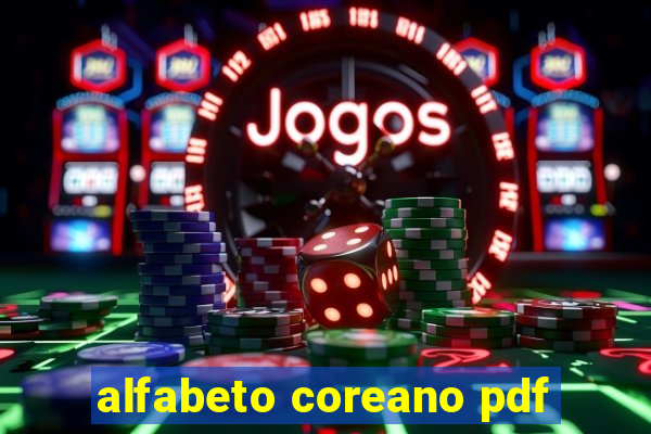 alfabeto coreano pdf