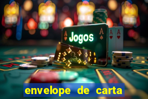 envelope de carta para imprimir