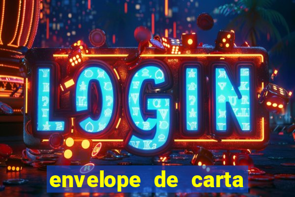 envelope de carta para imprimir