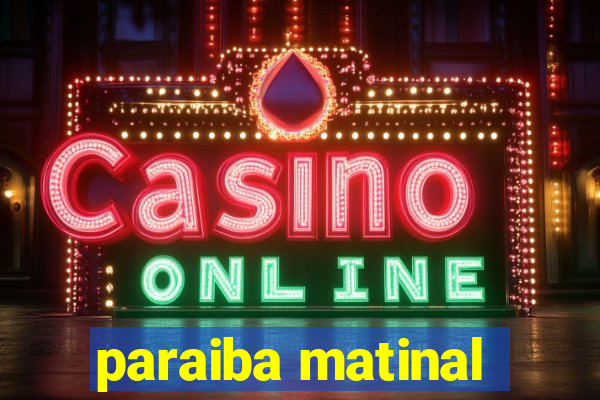 paraiba matinal