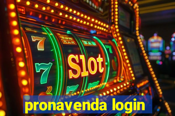 pronavenda login
