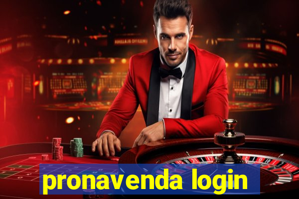 pronavenda login