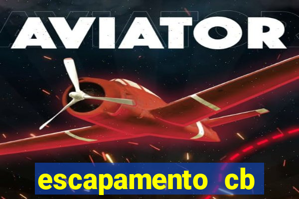 escapamento cb twister 250