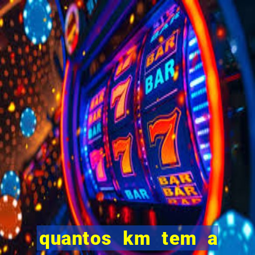 quantos km tem a serra de santos