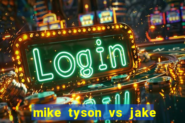 mike tyson vs jake paul assistir online