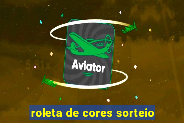 roleta de cores sorteio