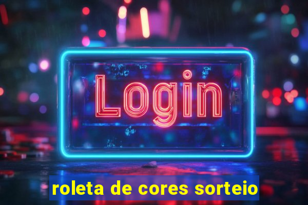 roleta de cores sorteio