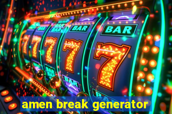 amen break generator