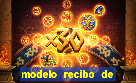 modelo recibo de pagamento autonomo