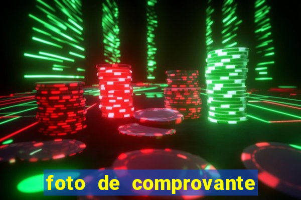 foto de comprovante de pix falso