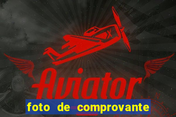 foto de comprovante de pix falso