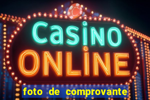 foto de comprovante de pix falso
