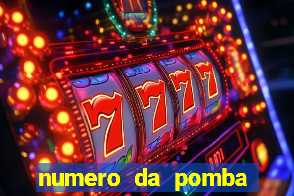 numero da pomba jogo do bicho