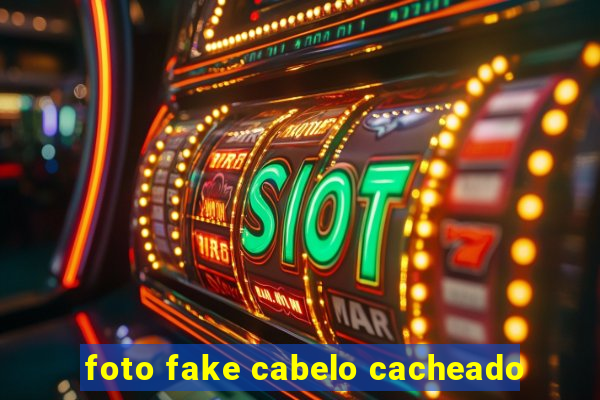 foto fake cabelo cacheado