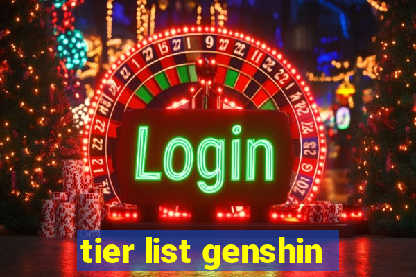 tier list genshin