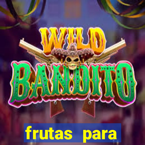 frutas para imprimir e recortar